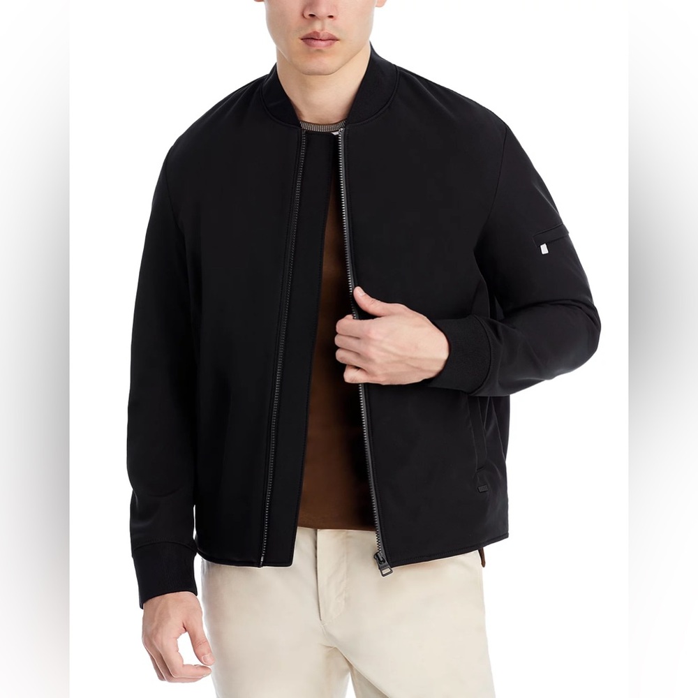 NWT HUGO BOSS Buck Full Zip Bomber Jacket
